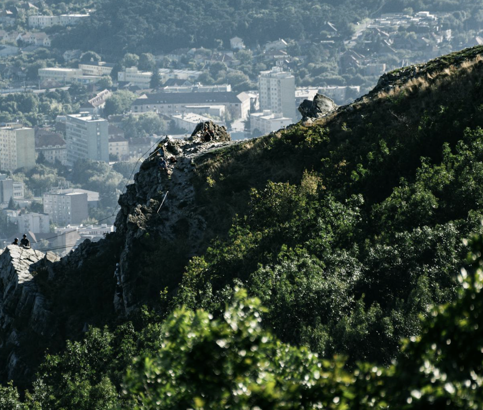 mountain view with city view